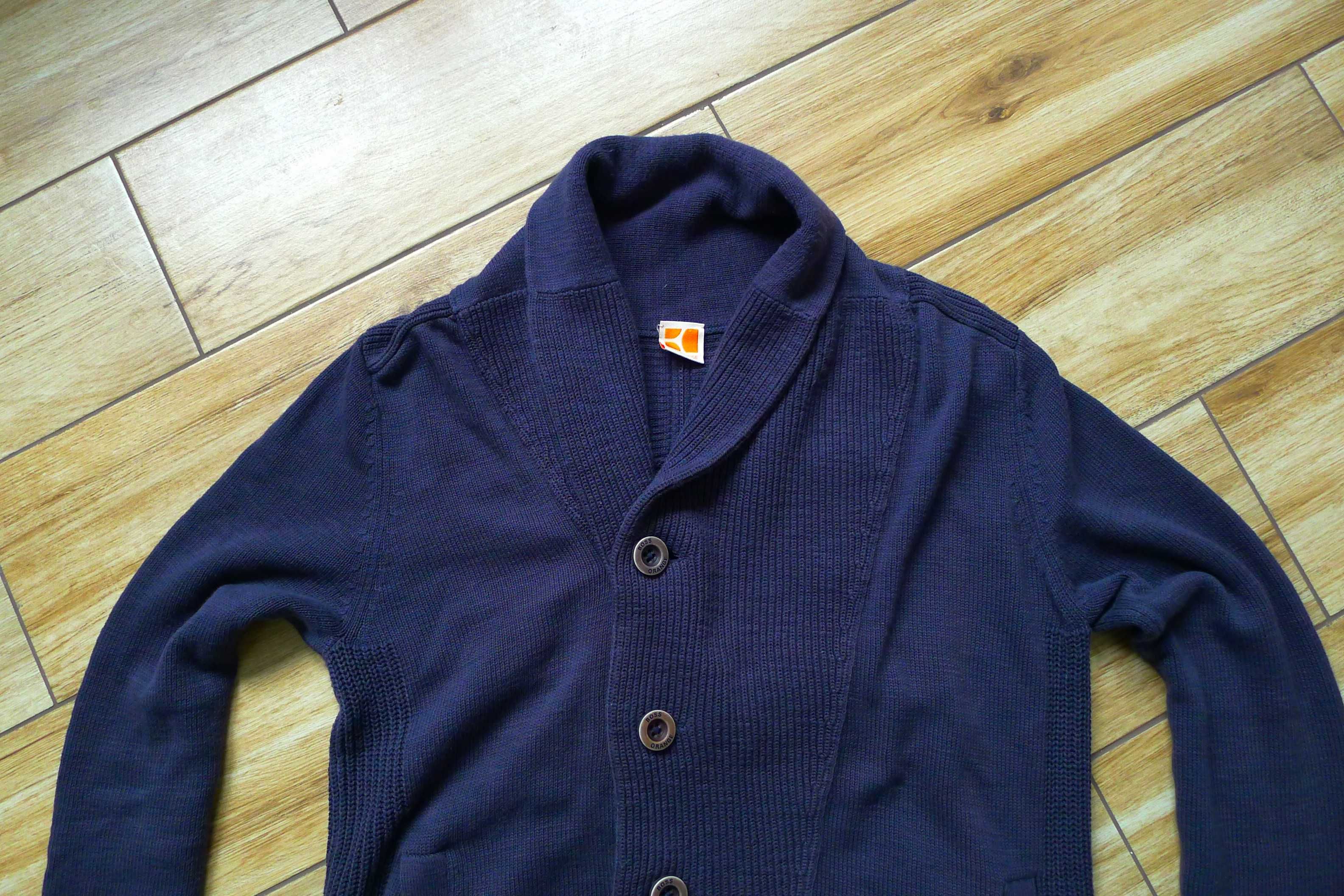 sweter HUGO BOSS Orange kardigan meski r. L M - okazja