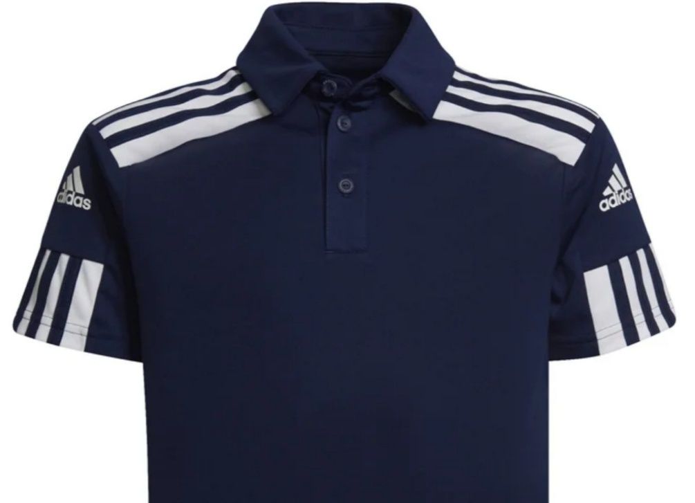 Polówka adidas 164 cm koszulka polo krótki rękaw t-shirt nowy