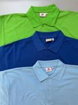 Nowe koszulki polo męskie 3 sztuki zielona chabrowa błękitna XXL