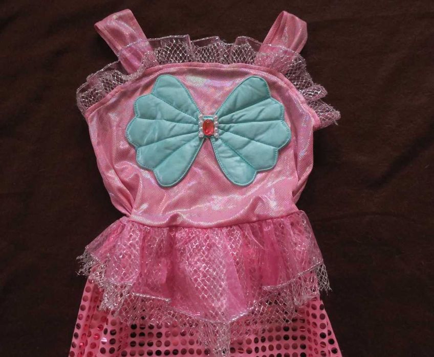 Strój karnawałowy syrenka Arielka r 104, 3-4 lata sukienka syrenka