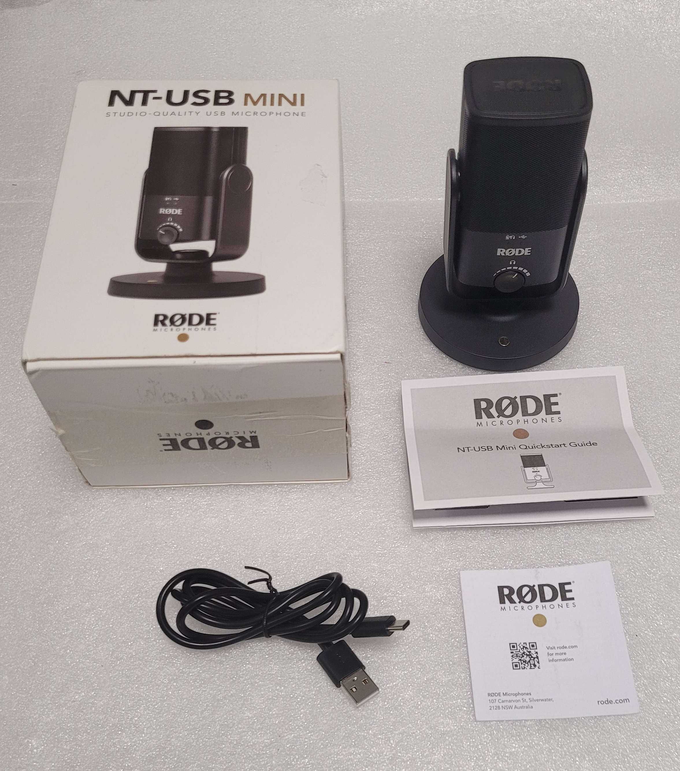 Rode NT-USB Mini Studio Quality Mikrofon USB Podcast Stream