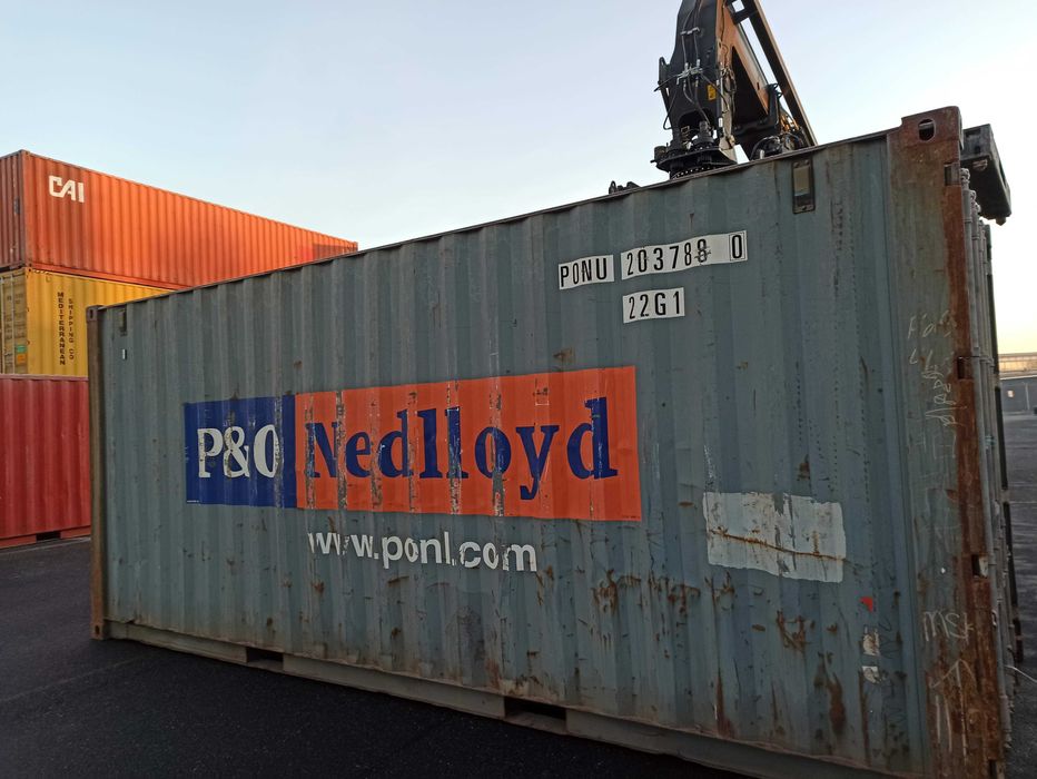 Kontener morski magazynowy używany w dobrym stanie 20'DC lok. Wrocław