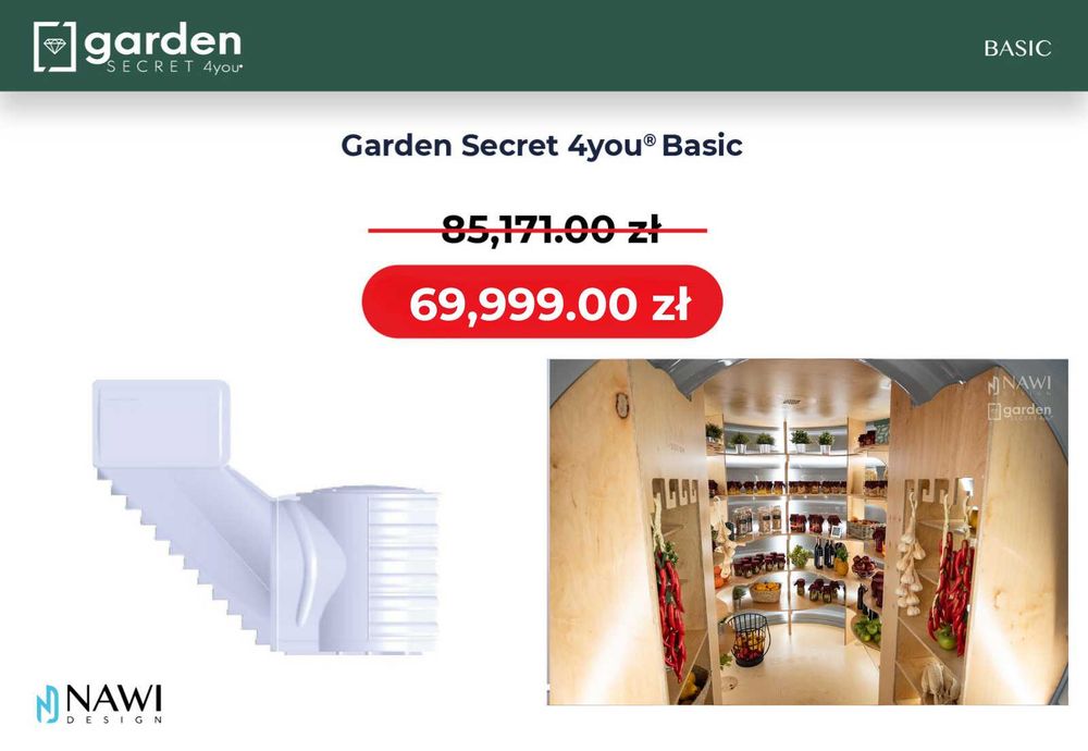 PIWNICZKA OGRODOWA, piwnica, ziemianka, schron, bunkier, GOTOWA