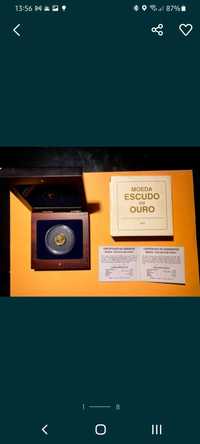 Moeda Escudo em Ouro