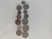 170 polskich monet- 5, 10, 20, 50 groszy; 1, 5,10, 20, 100 zł