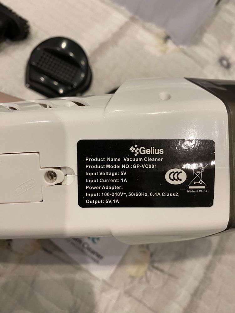 Ручний пилосос Gelius Portable Vacuum Cleaner GP-VC001 Hurricane White