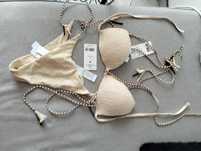 Strój kąpielowy damski beżowy Calzedonia