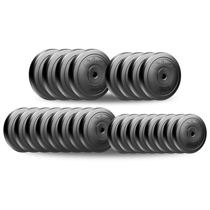 Zestaw siłowy 135kg z ławką treningową i obciążeniem gryf stojaki