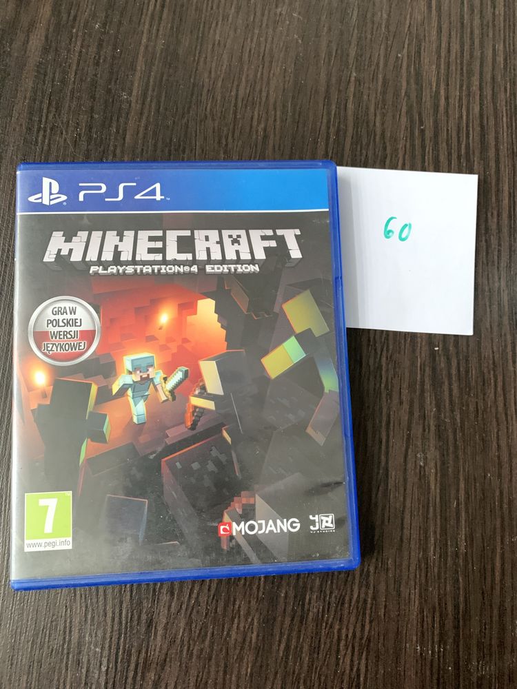Minecraft Ps4 Gra pudelko plyta