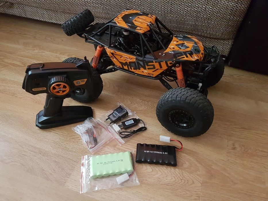 Wielki samochód terenowy zestaw CRAWLER 4WD - NAPĘD NA 4 KOŁA