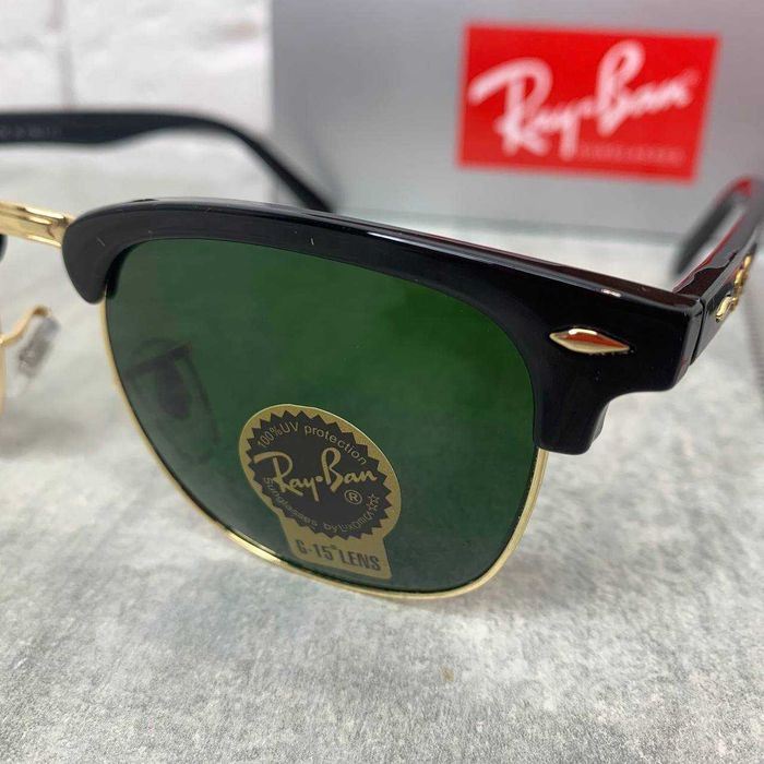 Сонцезахисні окуляри RAY BAN 3016 Clubmaster лінза скло
