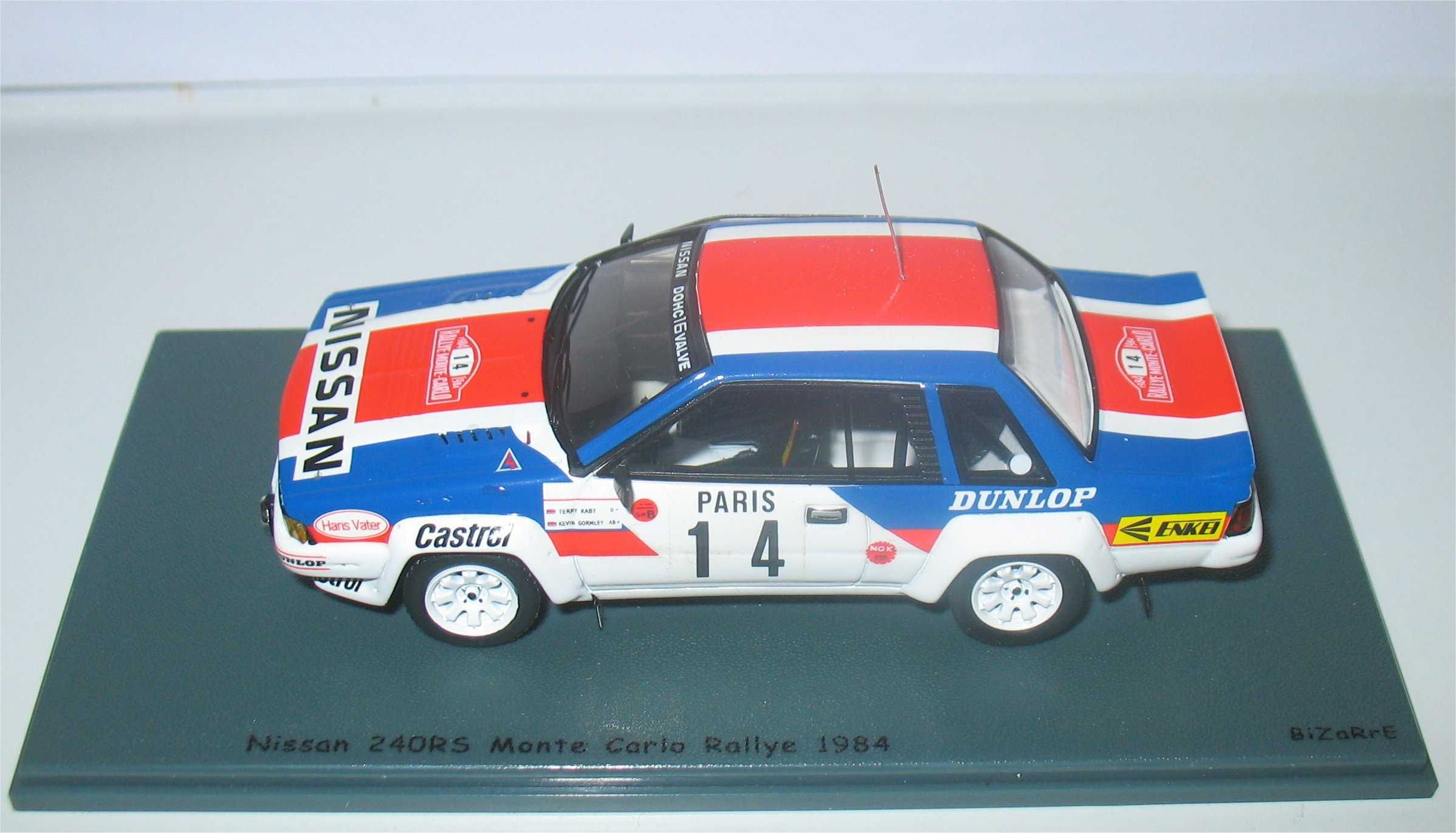 Bizarre - Nissan 240 RS - Rally Monte Carlo 1984 - Terry Kaby