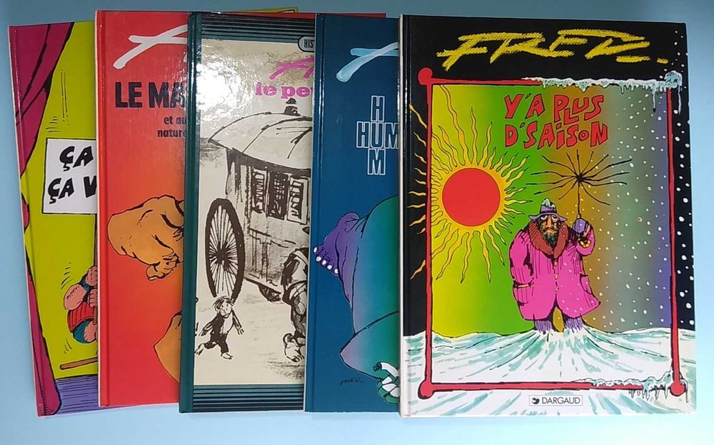 FRED - Vários álbuns BD em francês, 1ªs edições DARGAUD