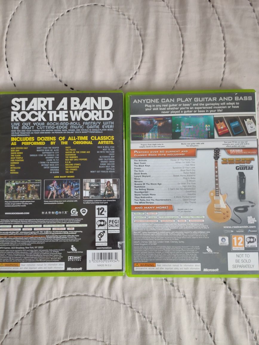 Rock band , rocksmith Xbox 360