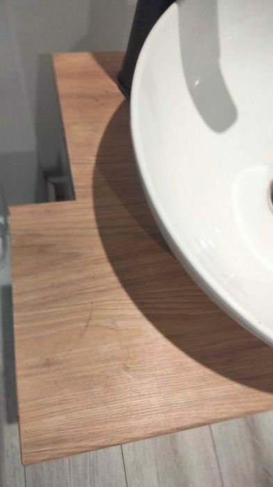 Szafka do łazienki z dużą szufladą ze zlewem i kranem (cały komplet )