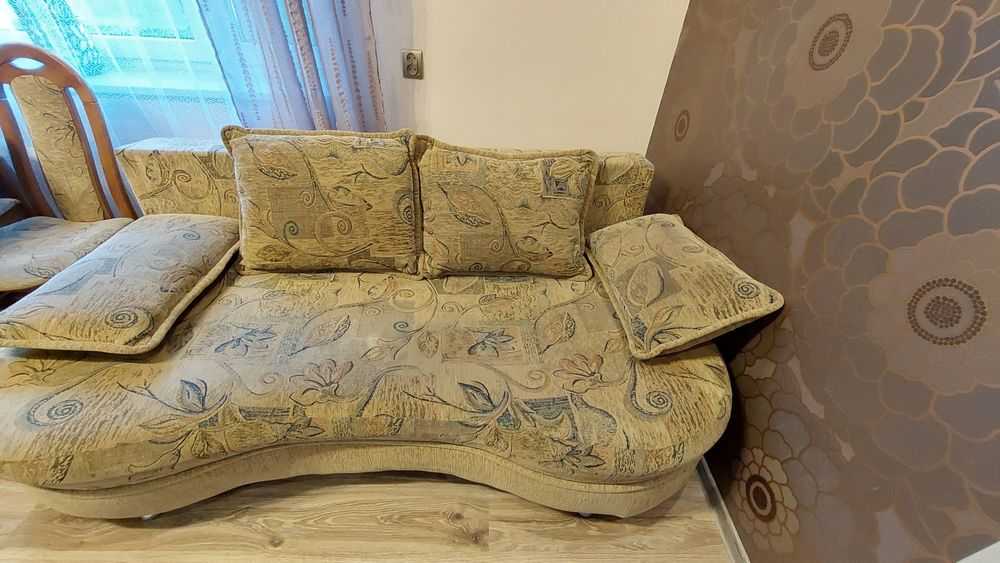 Sofa kanapa wersalka 200 cm rozkładana z poduszkami