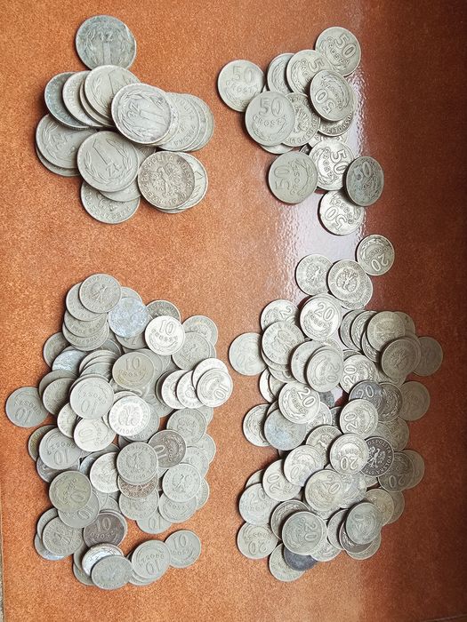 10 20 50 gr groszy 1 zl zł złoty 1949 ogromny zestaw 217 sztuk