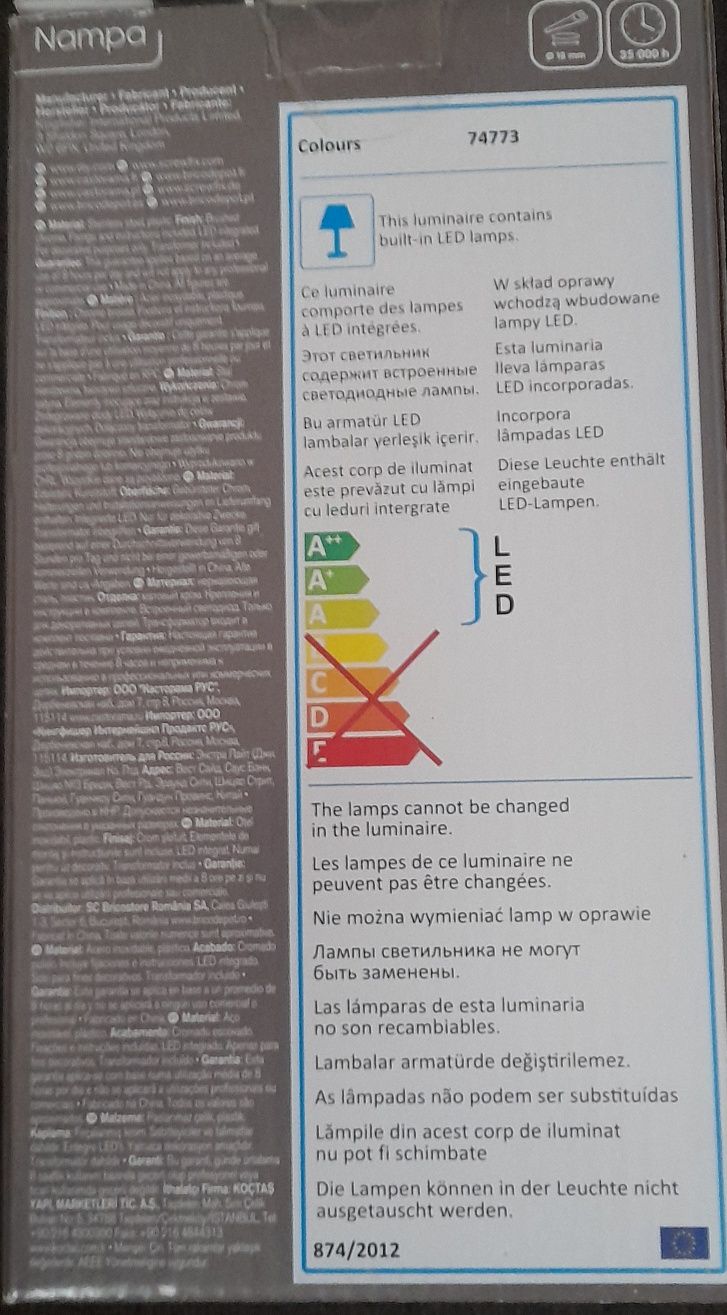 Nowe 10szt.Lampki pod-safkowe