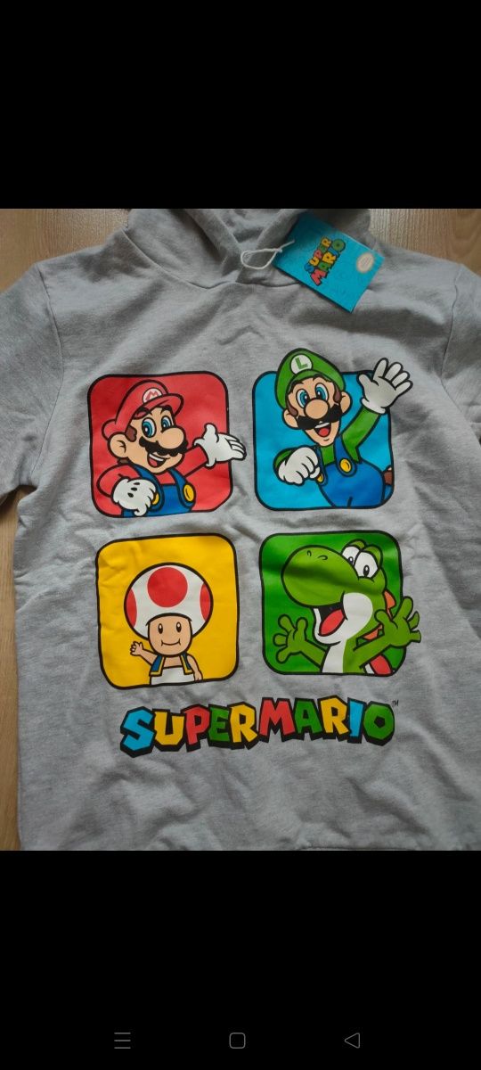 Nowa bluza super Mario 146/152