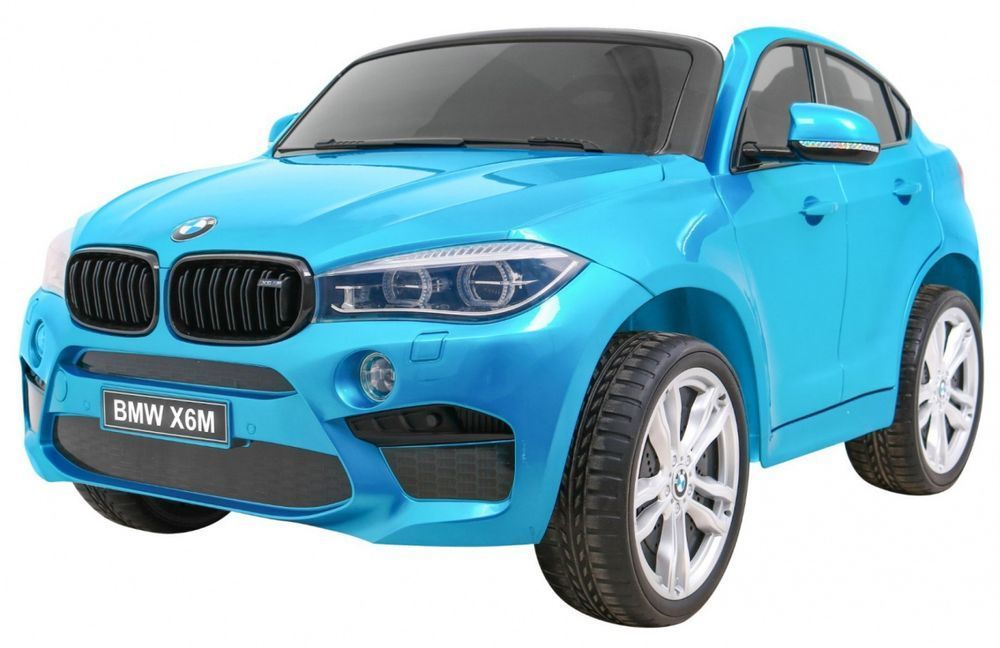 BMW X6M XXL luksusowy pojazd dziecięcy niebieski - EkstraZabawki.pl