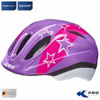 Kask rowerowy KED MEGGY II LilacStars Junior "XS" (44-49cm)