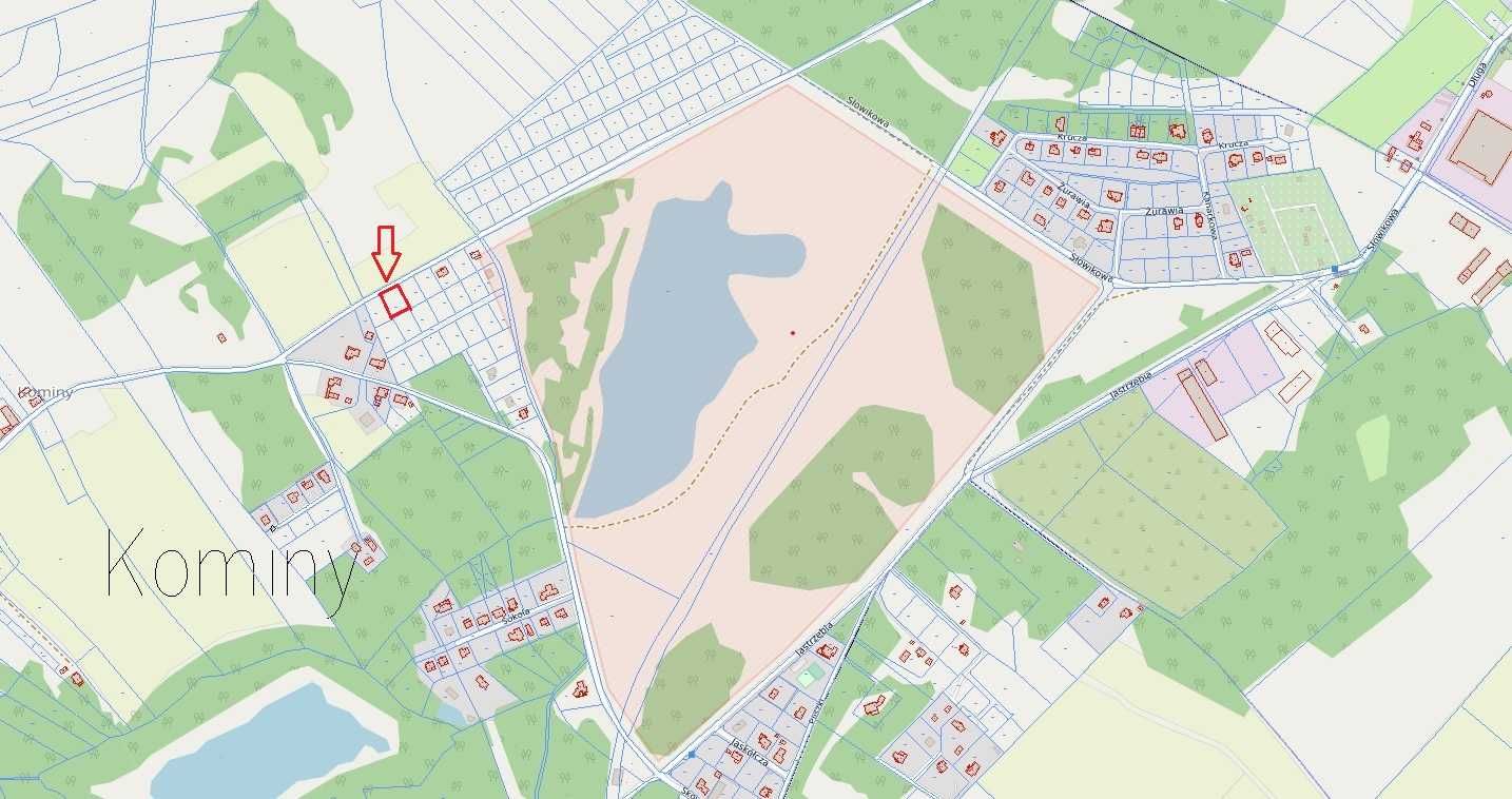 Działka budowlana na Kominach