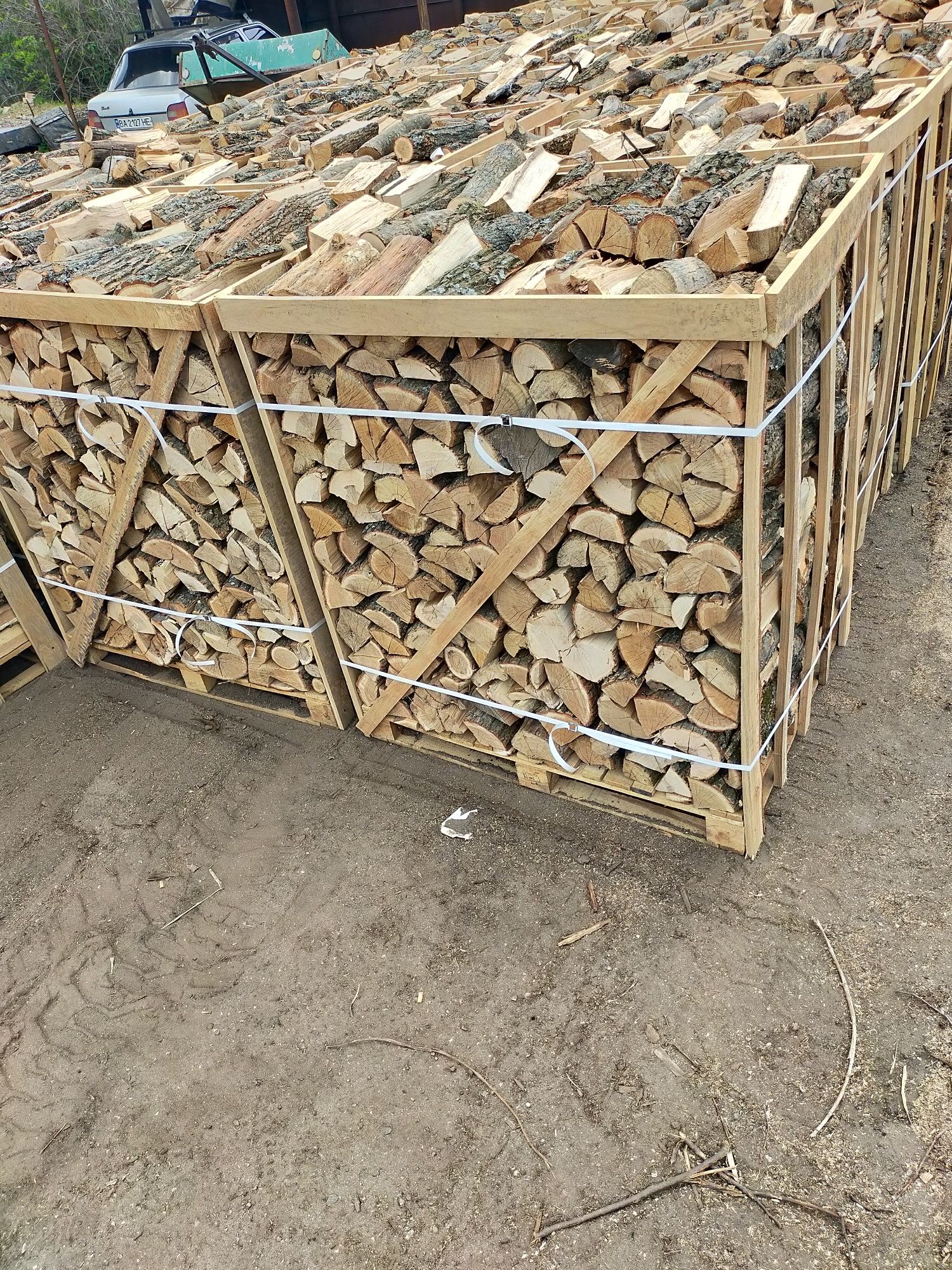 Продам дрова колоті в піддонах