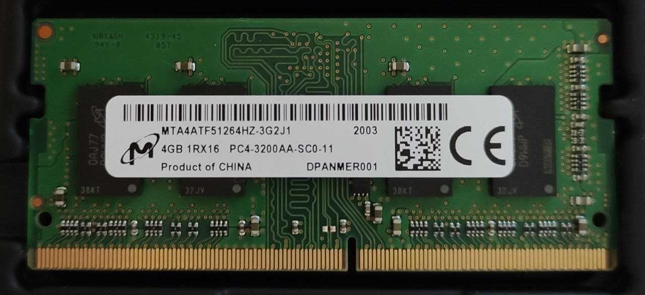 Модуль пам'яті 4GB (4 ГБ) SO-DIMM DDR4 3200MHz