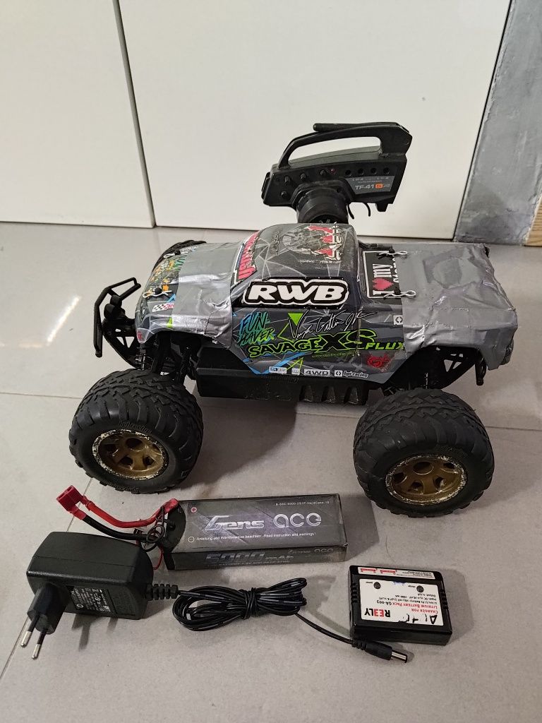 Hpi savage xs komplet z akumulatorem 5000mah i ladowarka