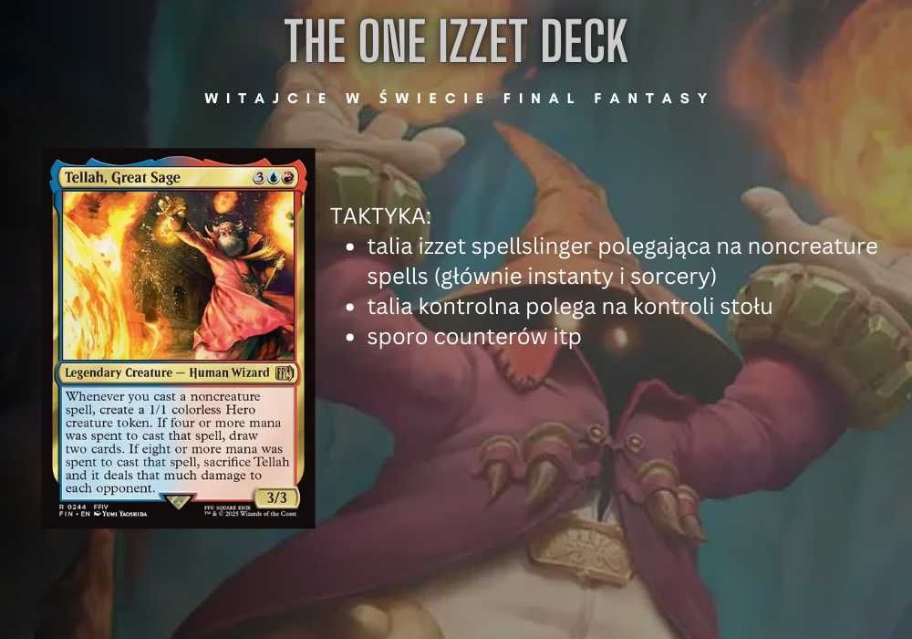 Magic the Gathering Commander | Tellah, izzet spellslinger, instants