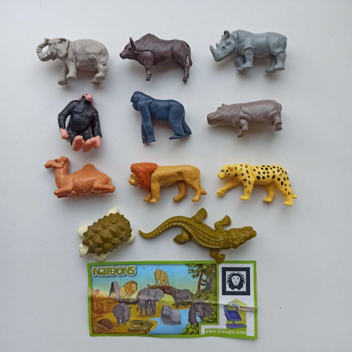 Полярні тварини, Африканські тварини, тварини півдня, Кіндер натунс