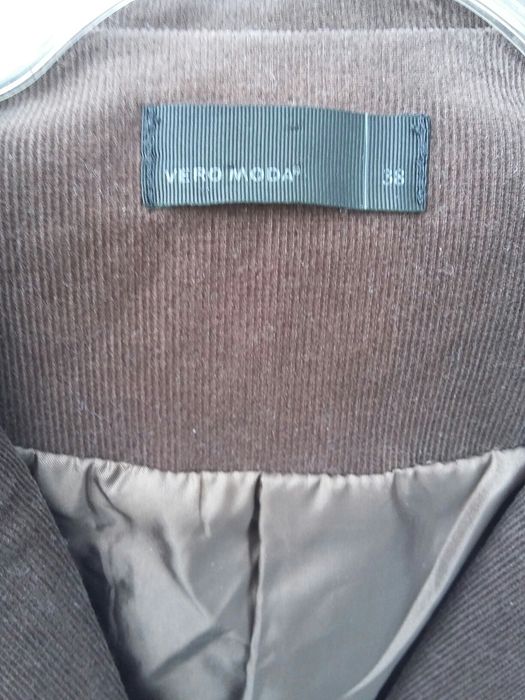 Żakiet marynarka czekoladowy brąz sztruks  Vero Moda 38