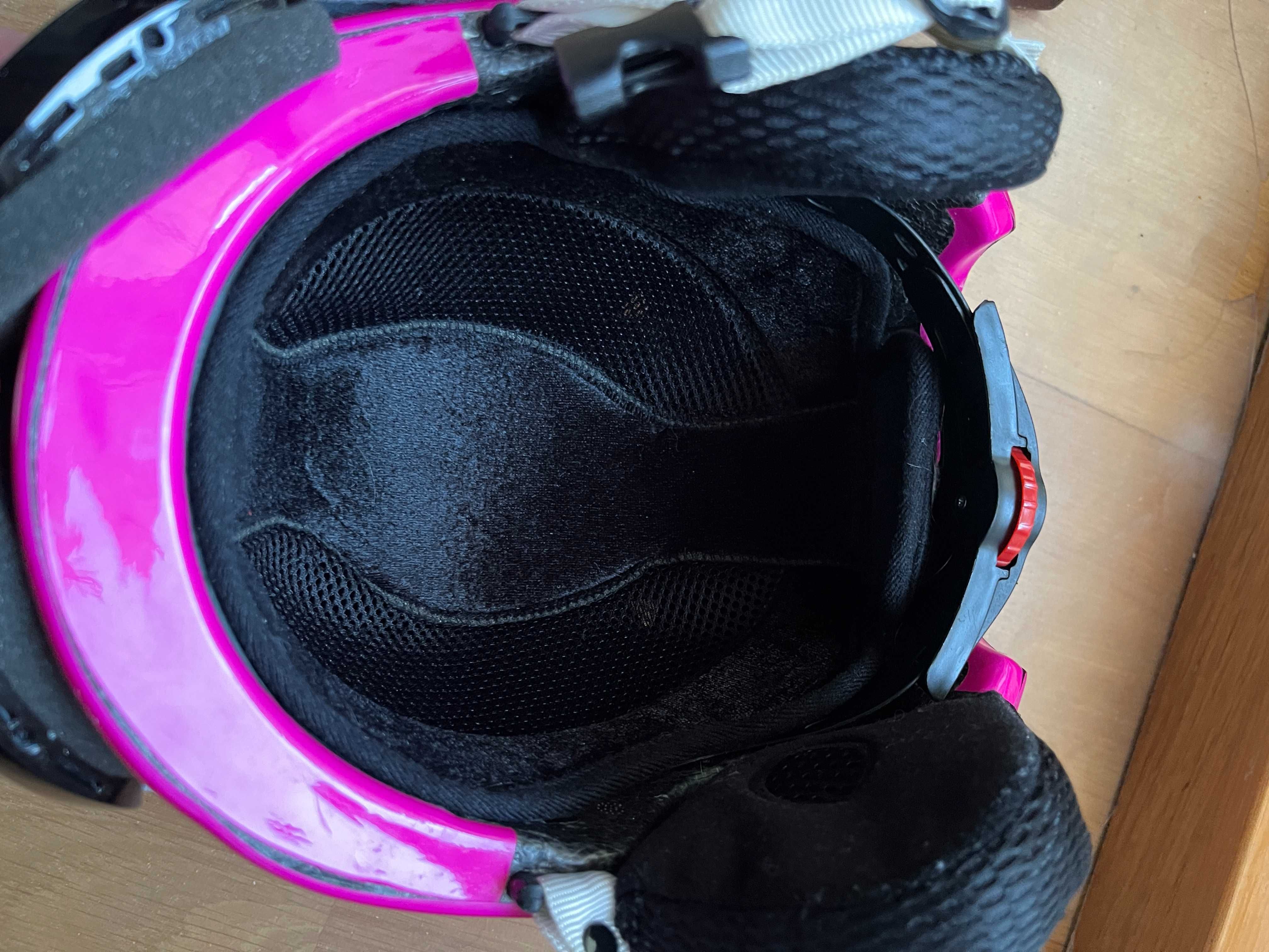 Kask Narciarski Dziecięcy + Gogle Carrera (48-52cm)