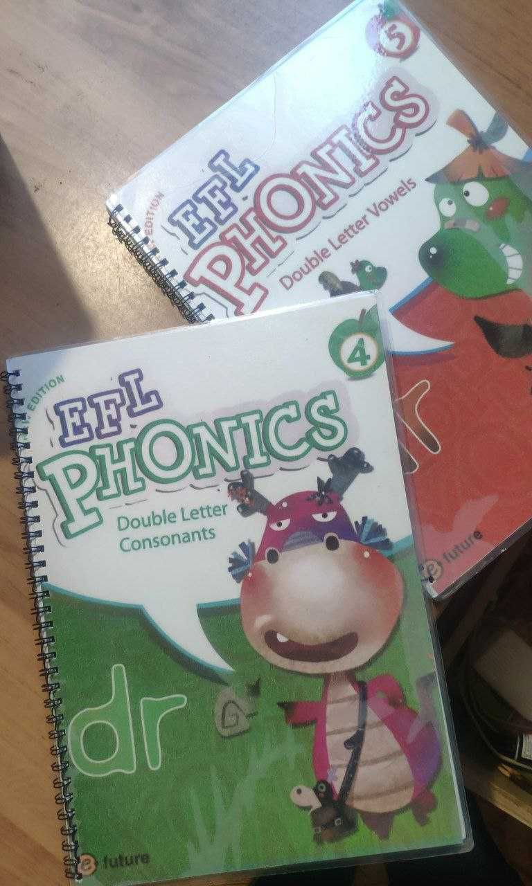 книга по фонетике Books Phonics 4, 5 + картки у подарунок