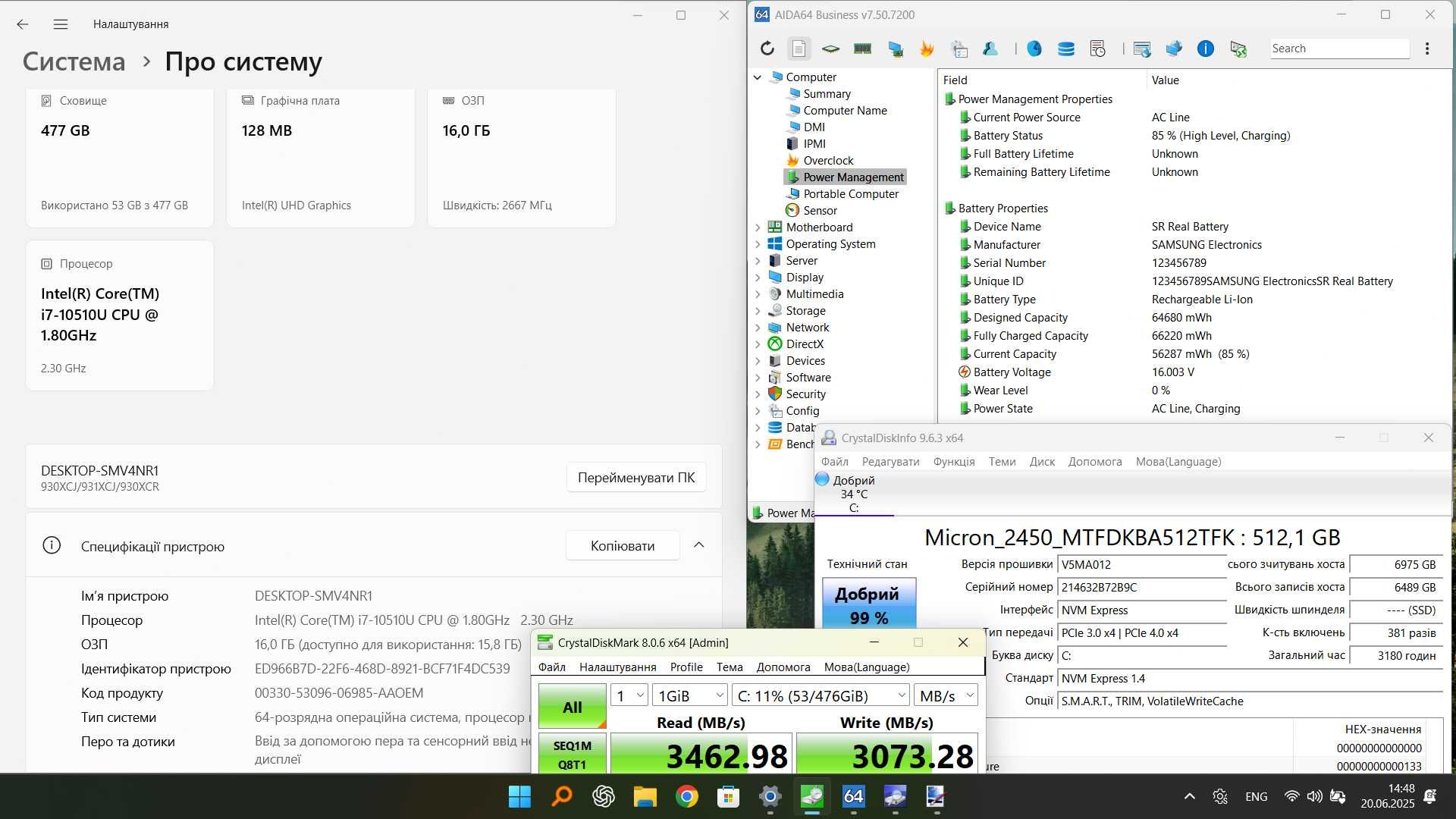 970грам Samsung 13 OLED i7 16 ddr4 512 Bat 9ч TypeC Гарантия
