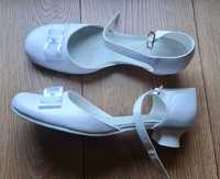 Buty białe komunijne KMK, rozmiar 37