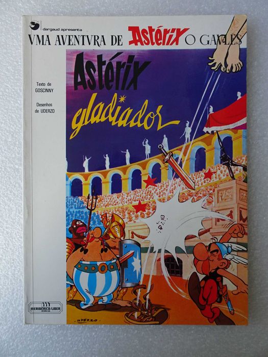 Livro Meribérica Astérix o Gladiador