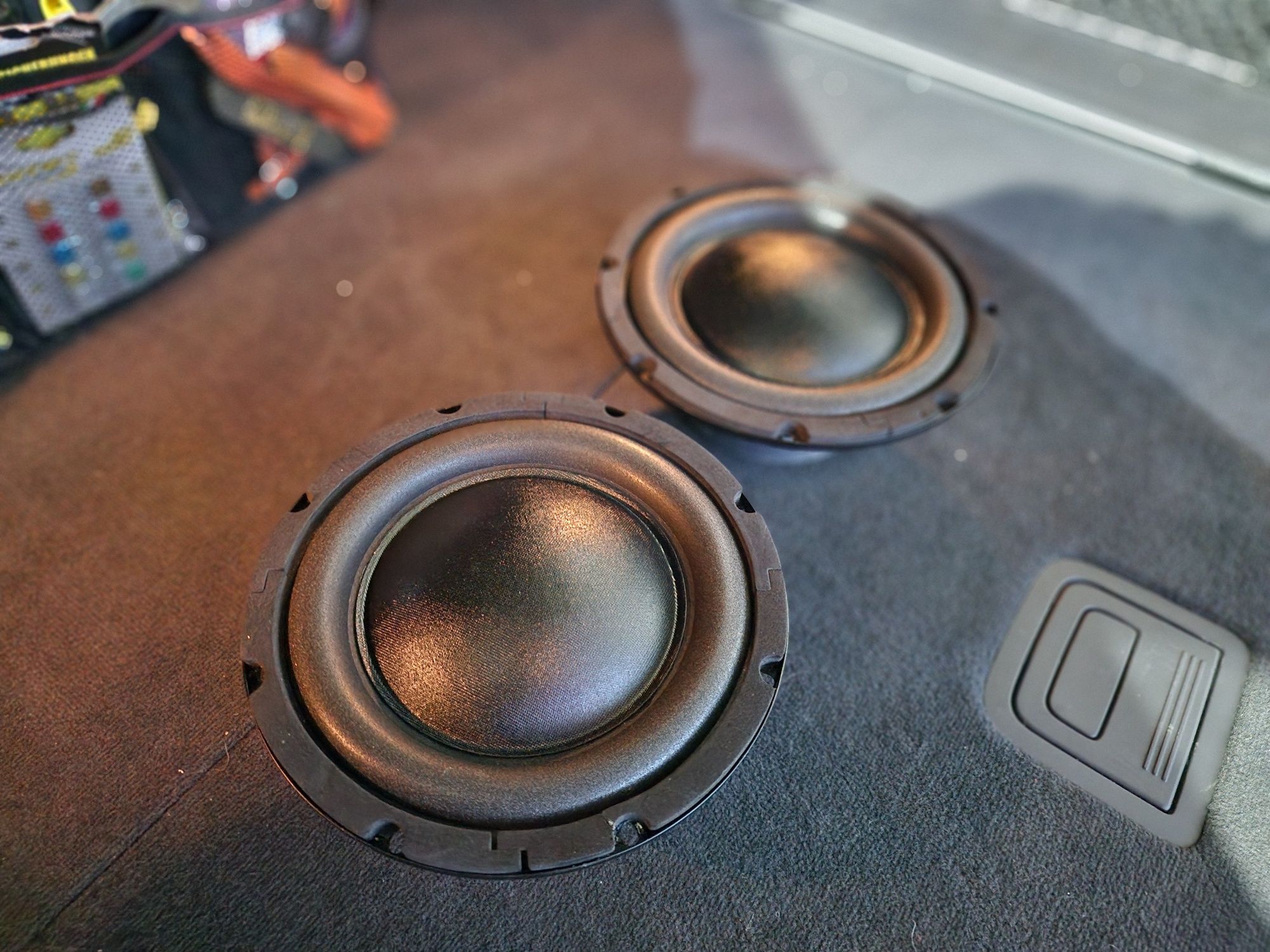 Skrzynia basowa subwoofer tuba Głośnik 2x 20 cm Crunch CRB-200 Slim