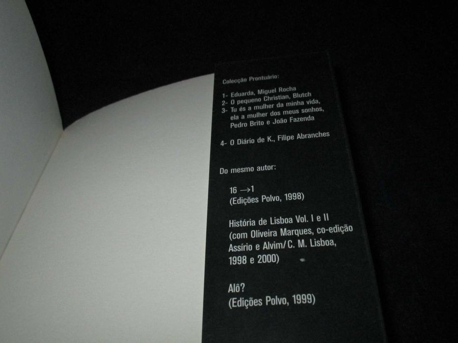 Livro O Diário de K. Filipe Abranches BD Polvo