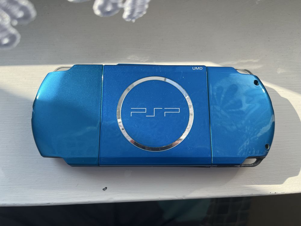 Psp playstation portable 3000 vibrant blue niebieska