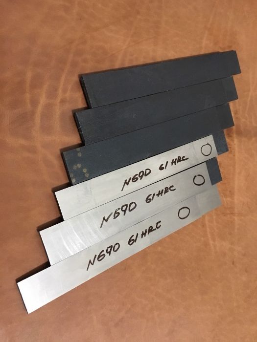 Сталь n690 BOHLER 2.7мм, сталь для ножів, Заготовки для ножів.