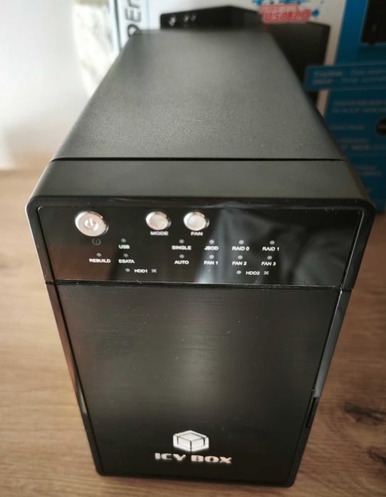 OKAZJA!!! Obudowa 2x3,5" IcyBox IB-RD3620SU3 + dysk 3TB - gwarancja
