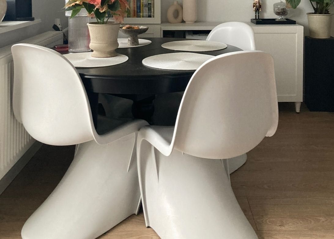 Krzesła do jadalni stołu Pantone Panton białe 4szt Gdańsk