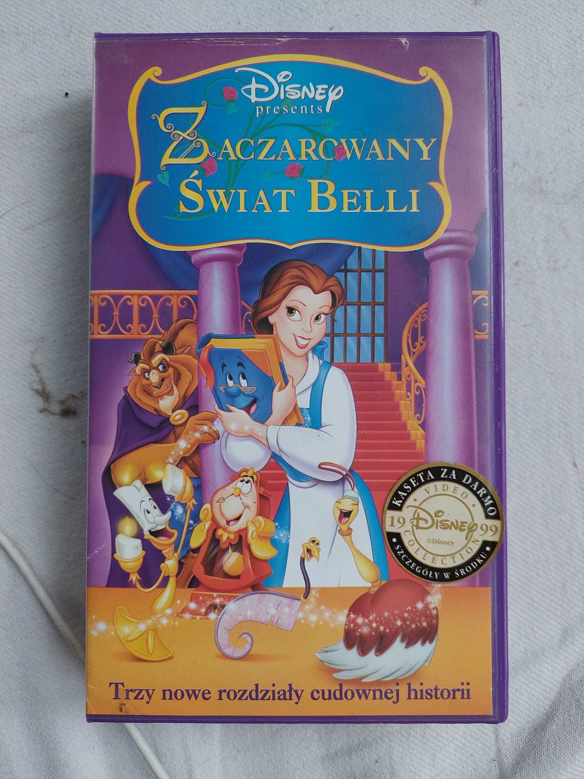 Zaczarowany Świat Belli bajka VHS Walt Disney