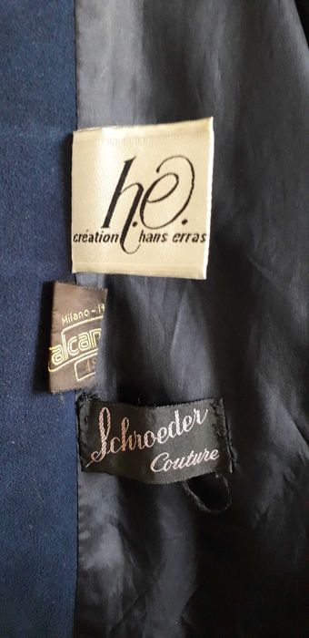 Casaco comprido de senhora, azul escuro