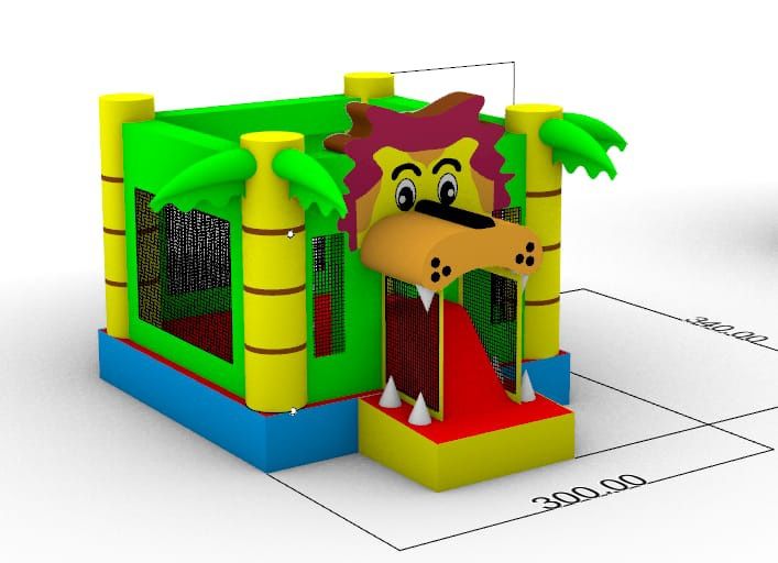 Insuflável Mini Multiplay Leão (novo)