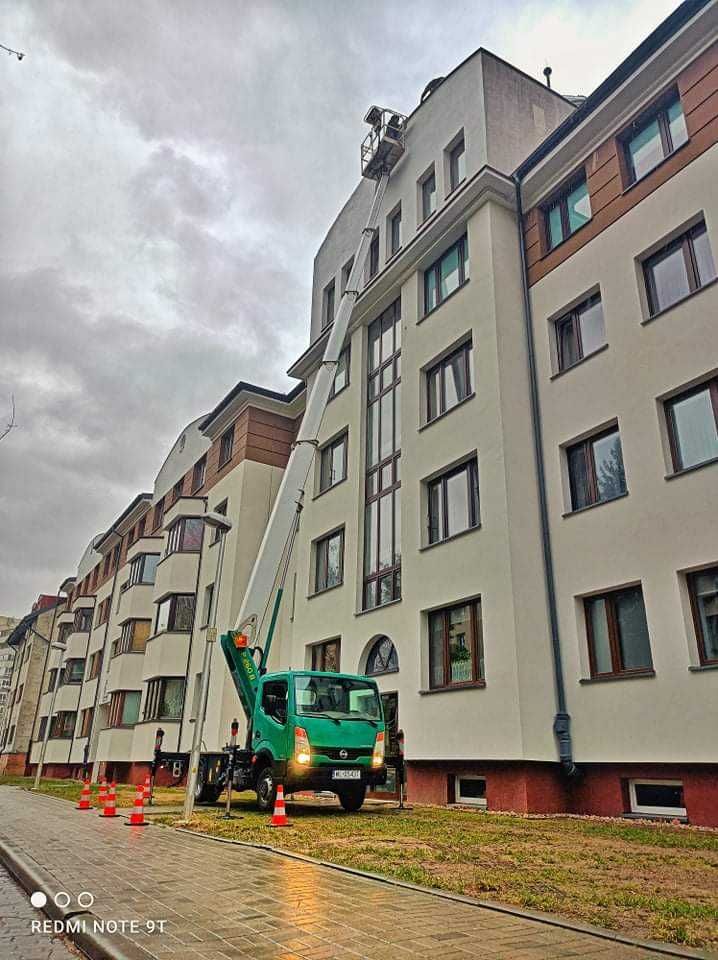 Podnośnik koszowy, zwyżka od 20 do 53m Wyszogród i okolice do 50km