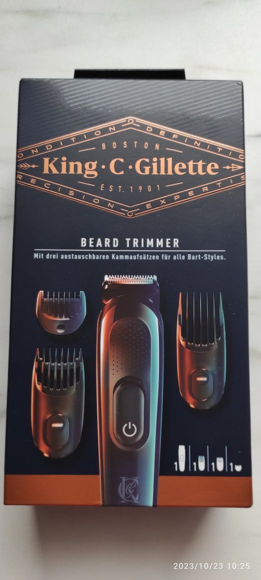 KING C. GILLETTE Trymer do strzyżenia brody