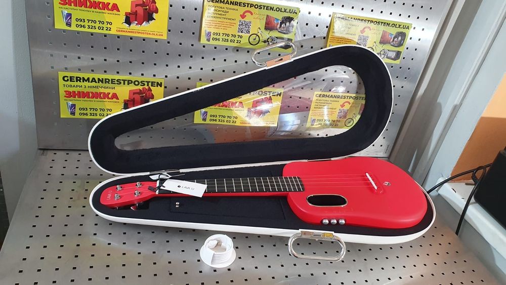 Професійне Укулеле Lava U Freeboost Sparkle Red