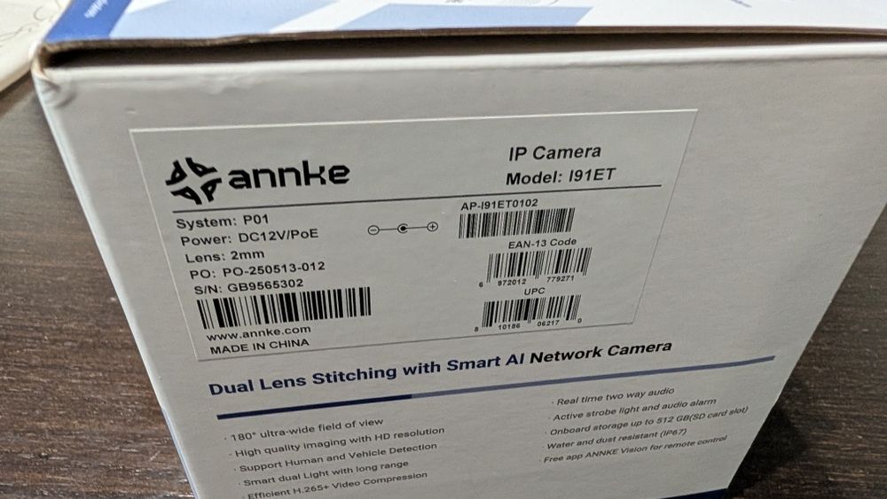 Câmara de Segurança Annke FCD800